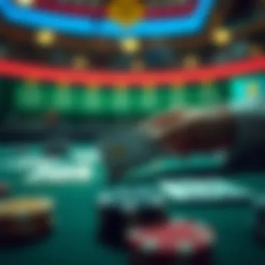 An illustration of secure payment methods used in online gambling.