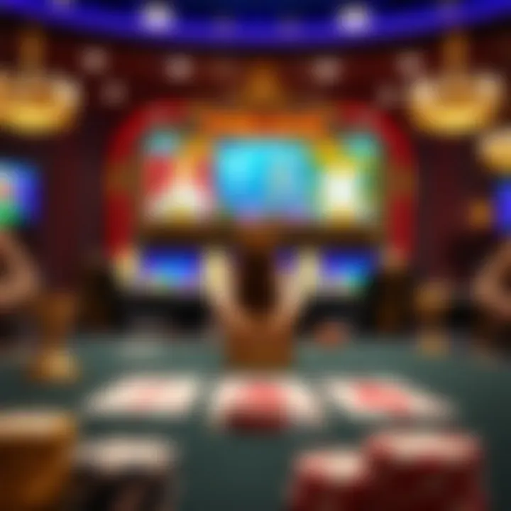 A visual representation of the gameplay mechanics and setup of the Three Kings game