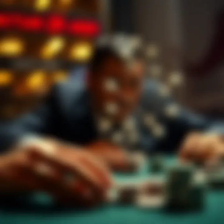 An abstract representation of psychological factors in gambling