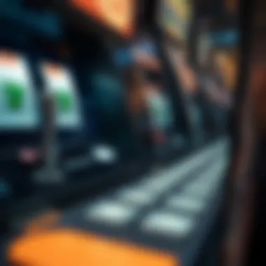 A close-up view of a cash machine showcasing its interface and features